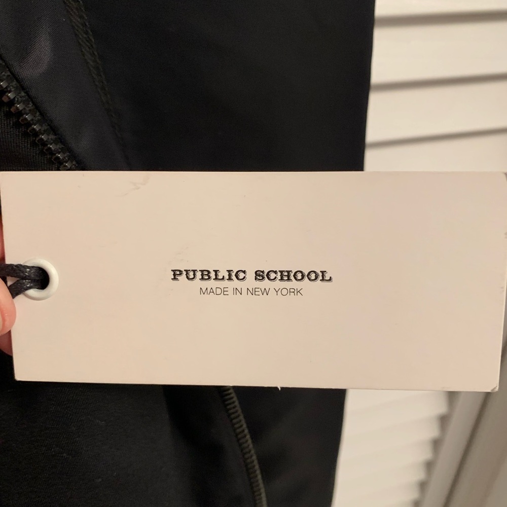 NWT Barney's Reversible Black Bomber Jacket by Public School -XL - Picture 8 of 13